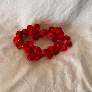 Red Beaded Bracelet